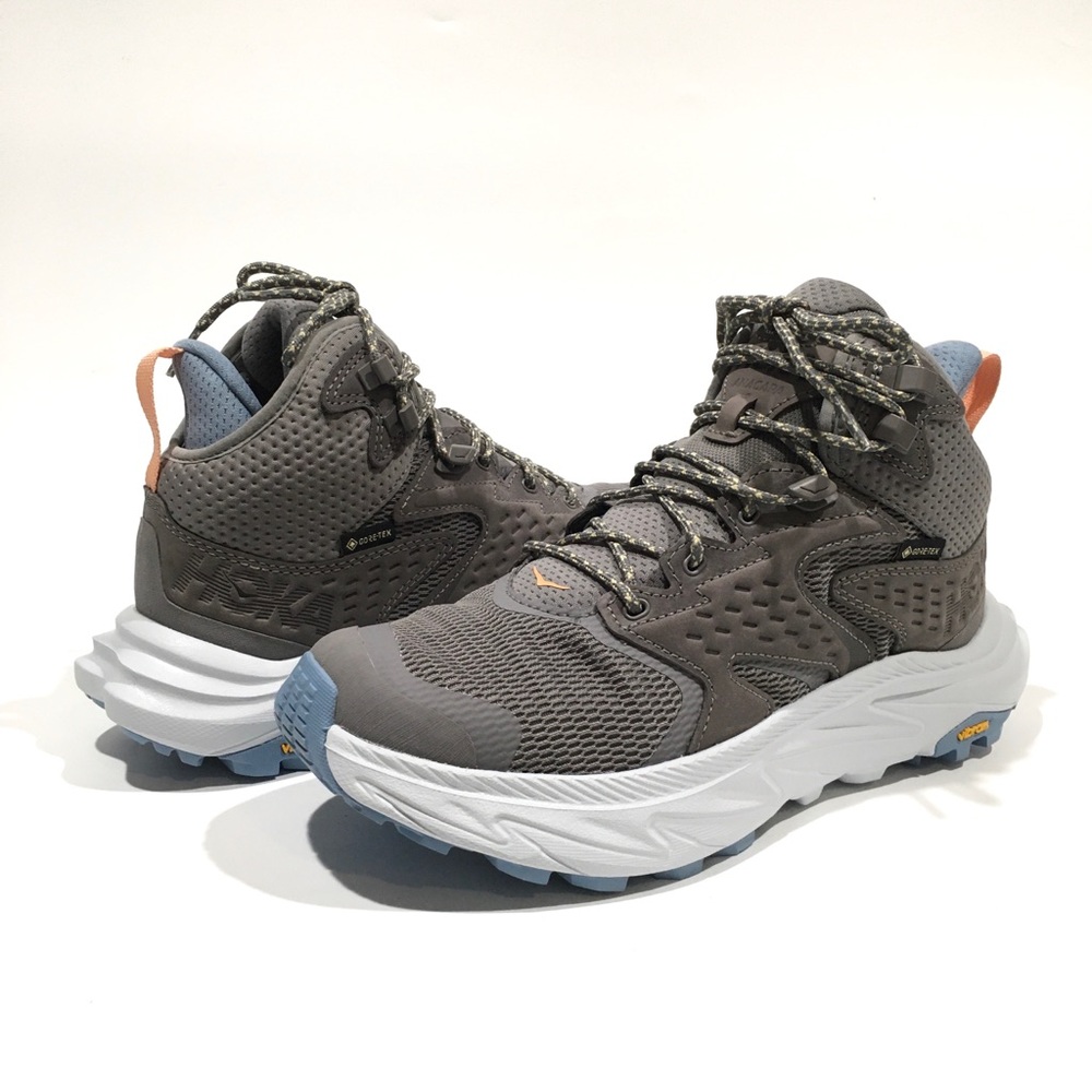 HOKA Anacapa 2 Mid GTX Hiking Boots -Gray -Women’s US 8 B -NIB